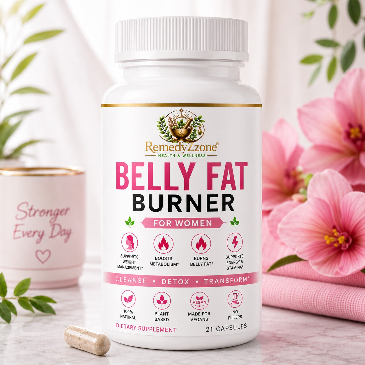 Belly Fat Burner for Women – Natural Capsule