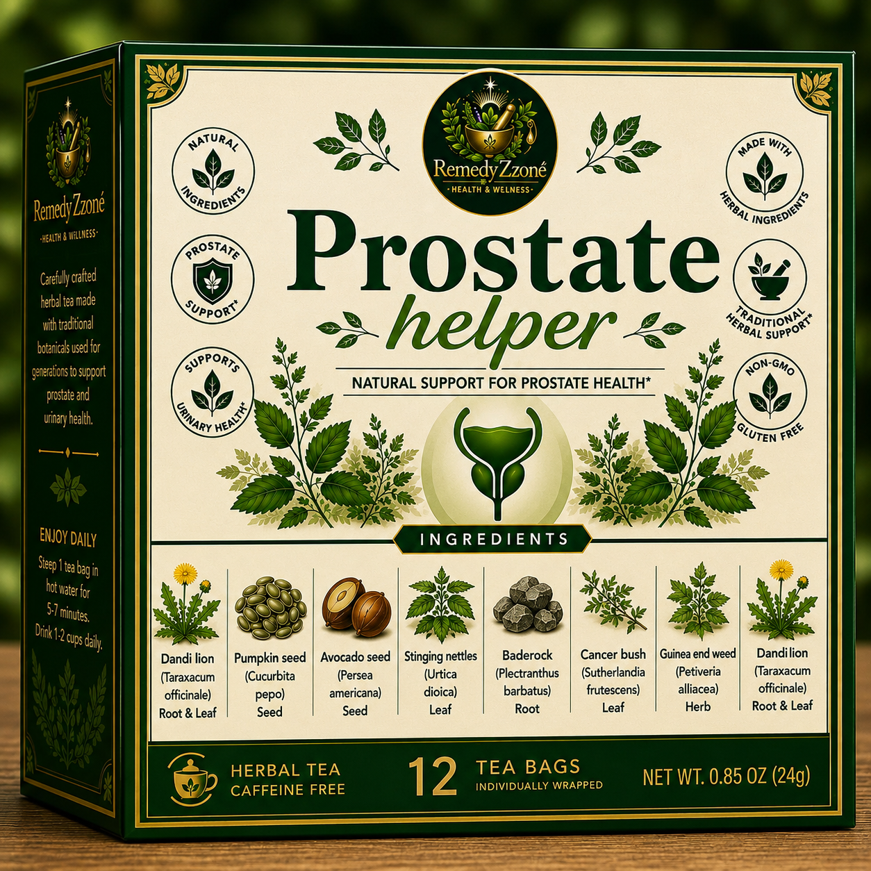 Prostate Helper – Natural Herbal Tea for Prostate & Urinary Health